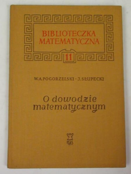 O dowodzie matematycznym