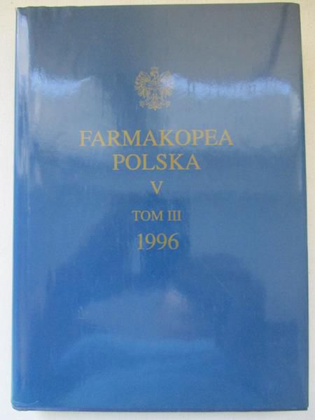 Farmakopea Polska, Tom III