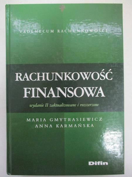 Gmytrasiewicz Maria - Rachunkowość finansowa
