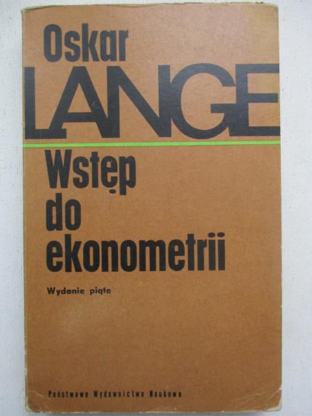 Lange Oskar - Wstęp do ekonometrii