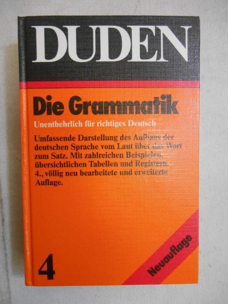 Duden Band 4: Die Grammatik
