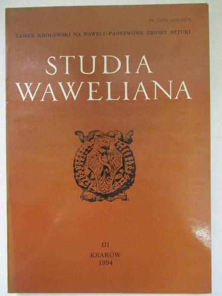 Studia waweliana, tom 3