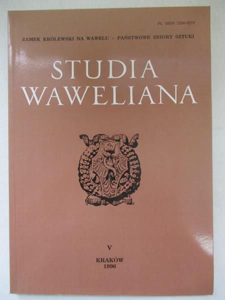 Studia waweliana, tom 5