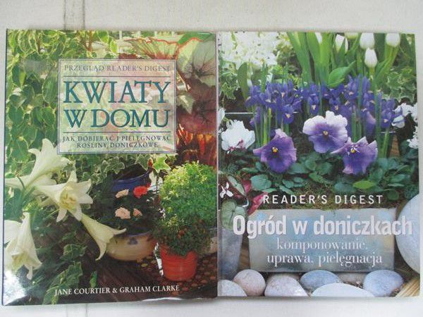 Reader's Digest, 2 ksiażki o kwiatach