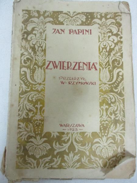 Zwierzenia, 1923 r.