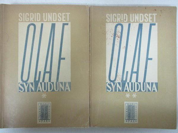 Undset Sigrid - Olaf syn Auduna, Tom I-II