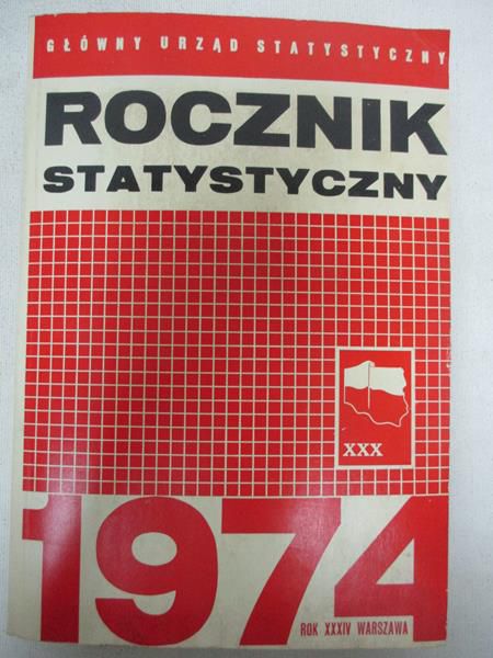 Rocznik statystyczny 1974, Rok XXXIV