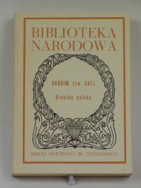 Gall Anonim - Kronika polska, BN