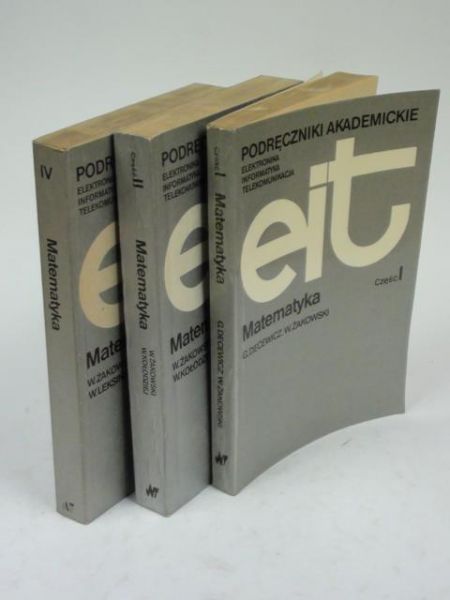 Żakowski W.,   - Matematyka Cz. 1, 2, 4