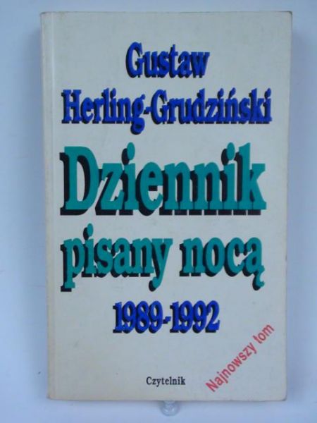 Dziennik pisany nocą 1989-1992