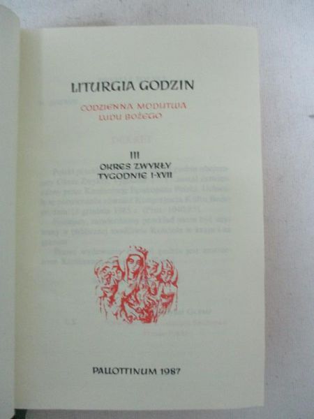 Liturgia godzin. Codzienna modlitwa Ludu Bożego, T. III
