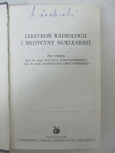 Leksykon radiologii i medycyny nuklearnej