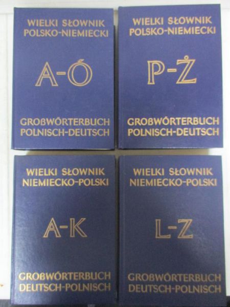 Wielki słownik niemiecko-polski, polsko-niemiecki - 4 tomy