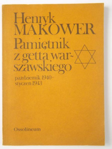 Pamiętnik z getta warszawskiego