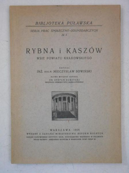 Rybna i Kaszów, 1928 r.