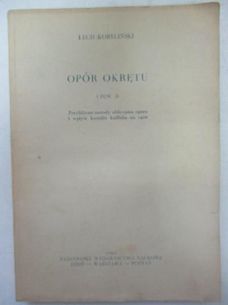 Opór Okrętu cz.II