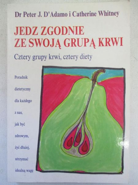 Jedz zfodnie ze swoją grupą krwi