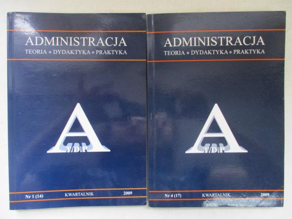 Kwartalnik Administracja, 2 książki