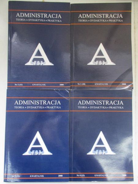 Kwartalnik Administracja, 4 książki