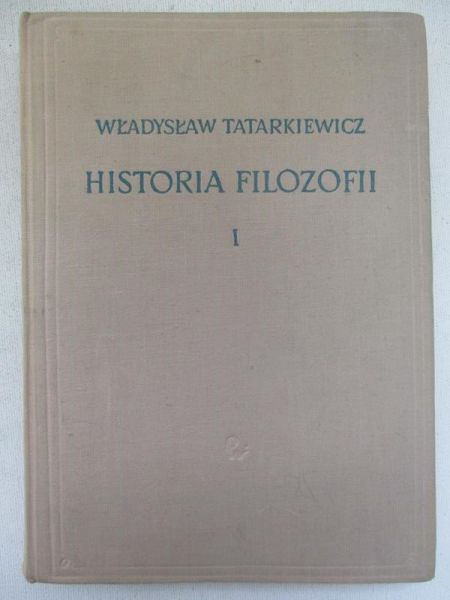 Historia Filozofii. Tom I