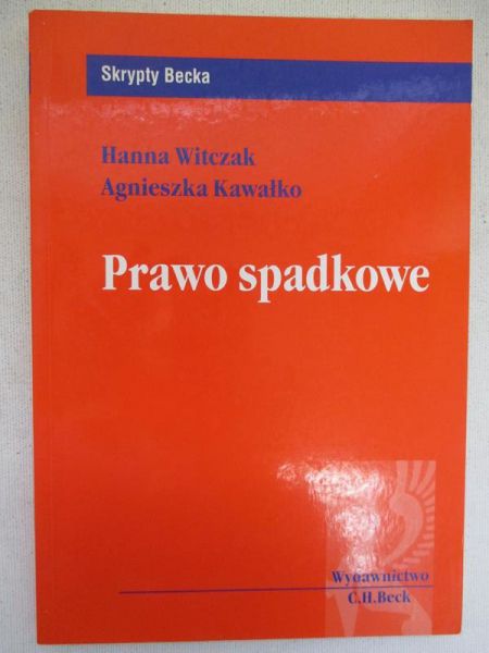 Witczak Hanna - Prawo spadkowe