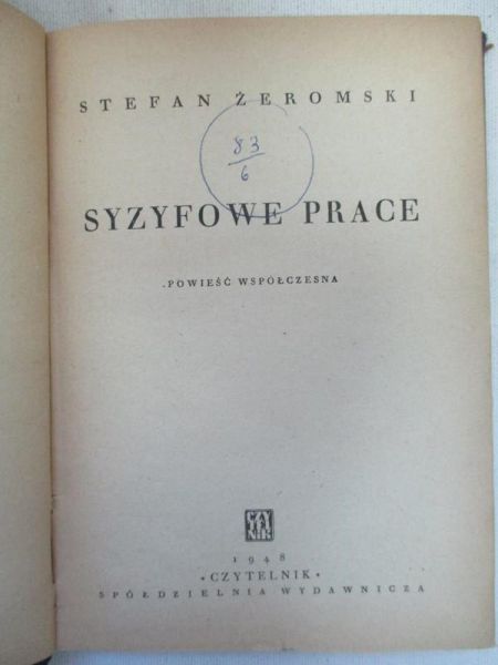 Syzyfowe prace, 1948 r.