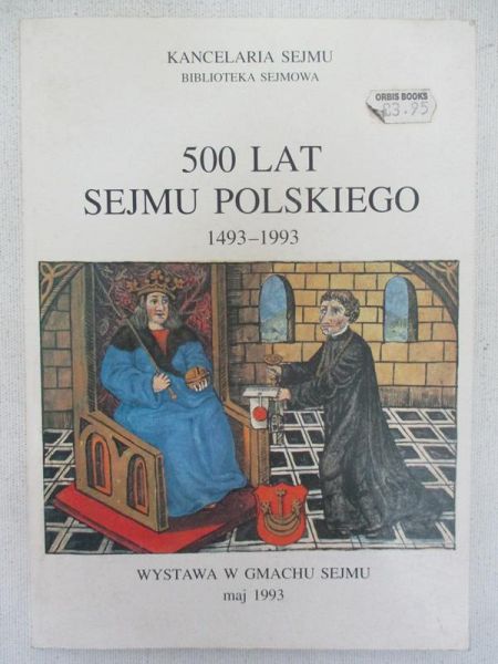 500 lat sejmu polskiego 1493-1993