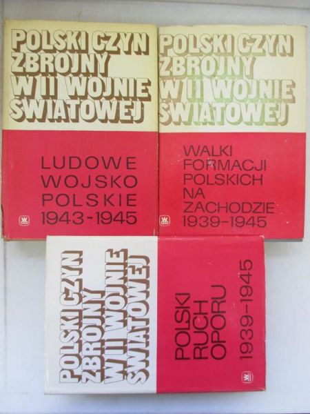 Biegański Witold (red.) - Polski czyn zbrojny w II Wojnie Światowej, trzy części