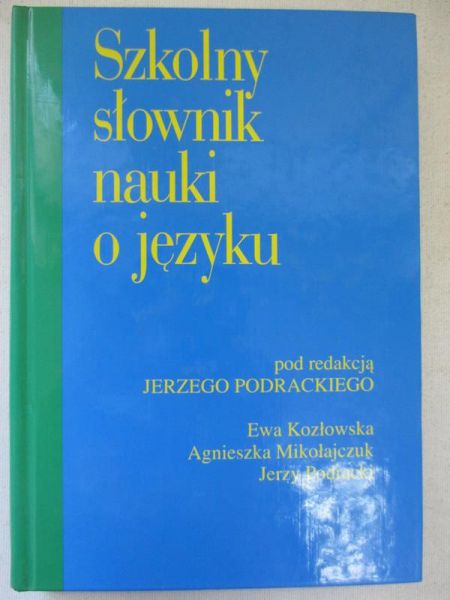 Szkolny słownik trudności języka polskiego
