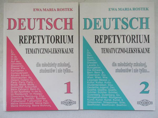 Deutsch. Repetytorium tematyczno-leksykalne, 1 i 2