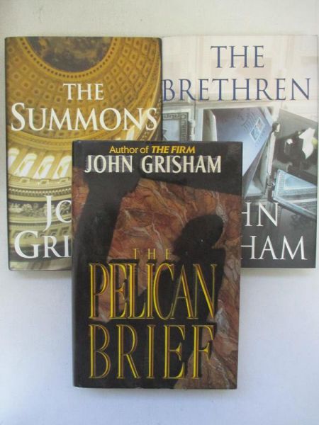 Grisham John - Zestaw 3 książek: The Pelican Brief, The Brethren, The Summons