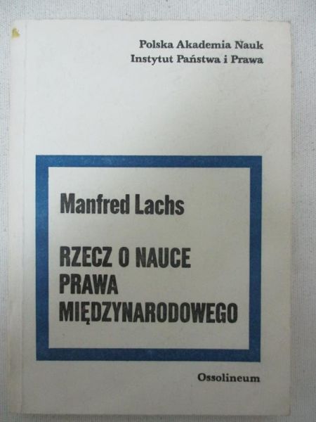 Rzecz o nauce prawa