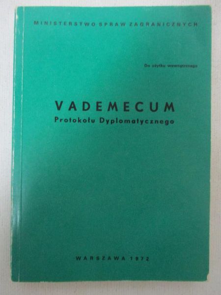 Vademecum Protokołu Dyplomatycznego