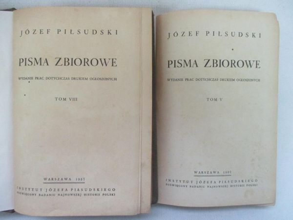 Pisma zbiorowe Józefa Piłsudskiego, 1937