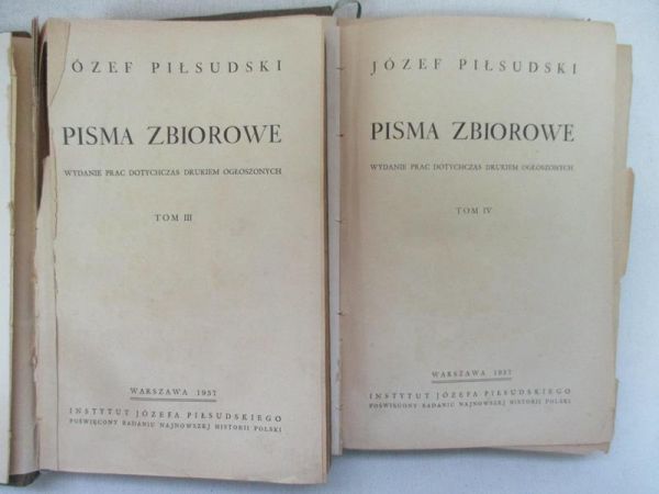 Pisma zbiorowe, tom III i IV, 1937 r.