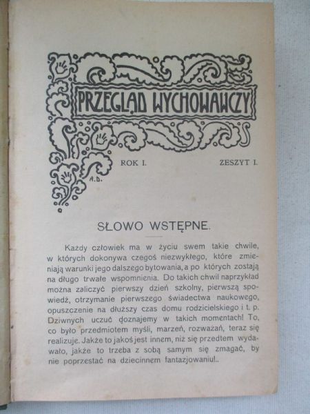 Przegląd wychowawczy, 1912 r.,