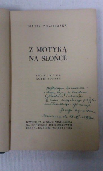 Z motyką na słońce, 1939 r.