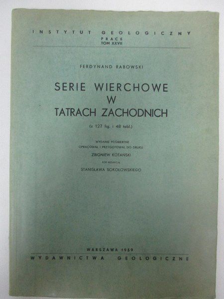 Serie Wierchowe w Tatrach Zachodnich