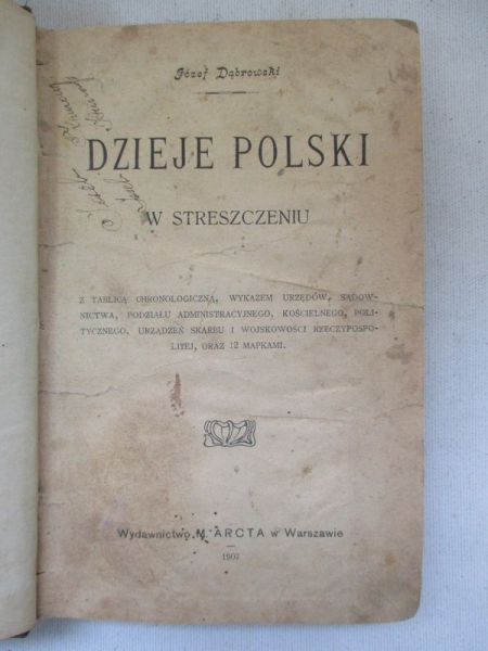 Dzieje Polski w streszczeniu, 1907 r.