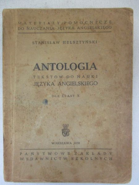 Antologia tekstów do nauki języka angielskiego, 1950 r.