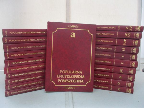 Popularna Encyklopedia Powszechna wyd. Fogra, T. I-XXI, komplet