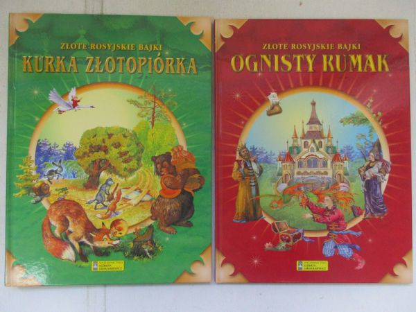 Złote rosyjskie bajki: Kurka złotopiórka / Ognisty rumak