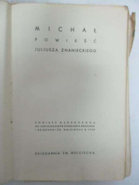 Michał, 1938 r.