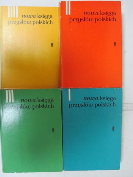 Nowa księga przysłów polskich, Tom I-IV