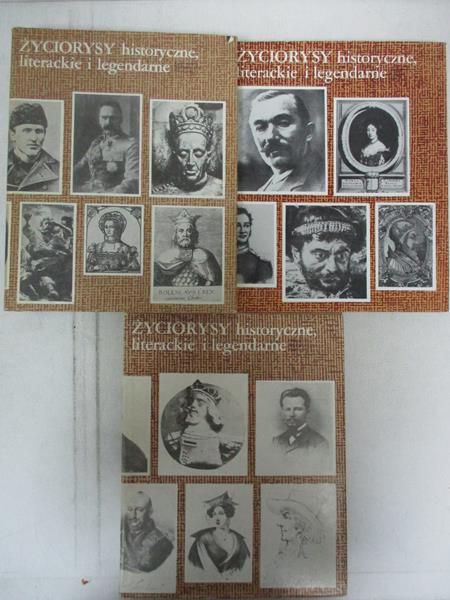 Życiorysy historyczne, literackie ilegendarne