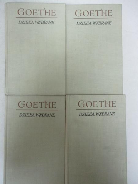 Goethe Jan - Dzieła wybrane
