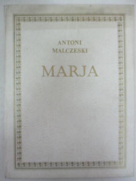 Maria, reprint z 1867 roku