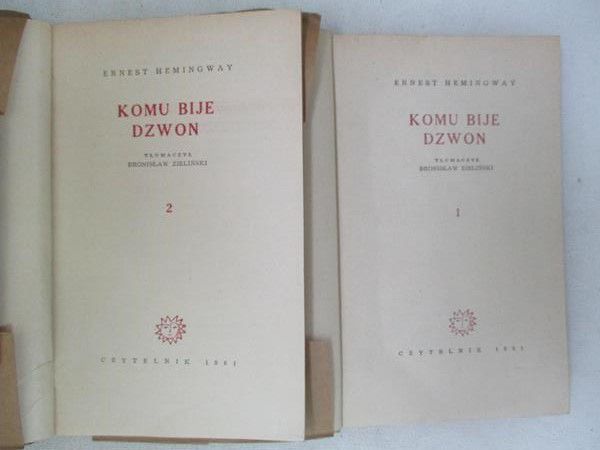 Komu bije dzwon, tom I-II
