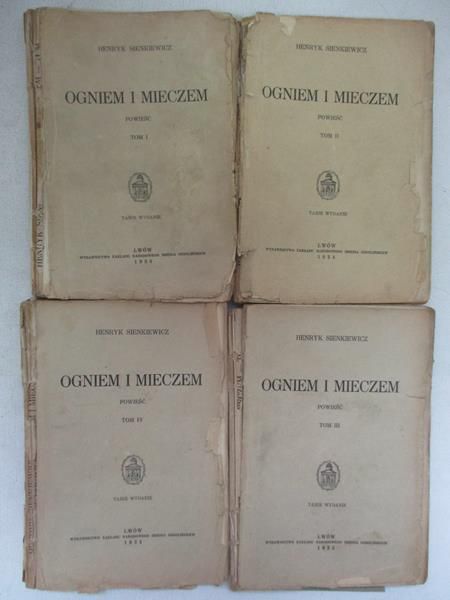 Ogniem i mieczem, Tom I-IV, 1934 r.
