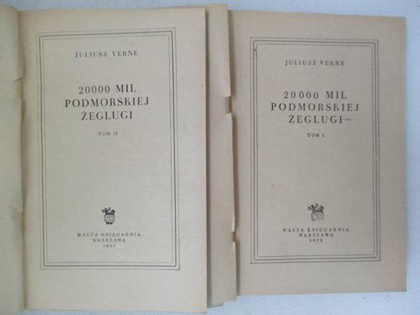 20000 mil podmorskiej żeglugi, Tom I-II